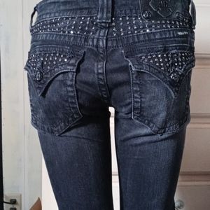 Black miss me boot cut jeans size 29